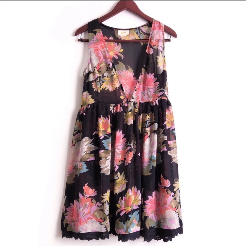 Anthro by Maeve floral dress
